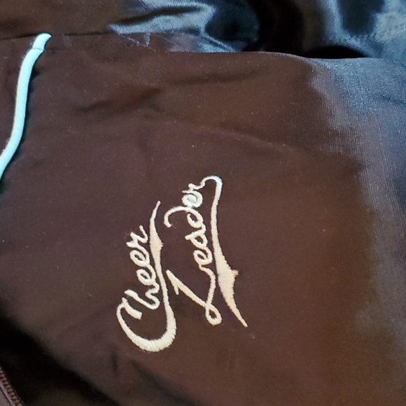 Killah Cheerleader Blue Stain Bomber Jacket Sz S - Picture 5 of 15